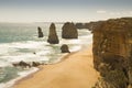 Beautiful Aerial view Twelve Apostles Port Campbell National Park Victoria Australia nice