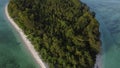 Beautiful Aerial View of Uran Island in East Seram