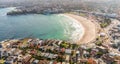 Beautiful aeril view of Bondi Beach, Sydney - Australia