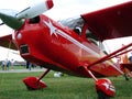 Beautiful aerobatic 2012 American Champion Aircraft 8KCAB Super Decathlon. Royalty Free Stock Photo