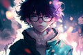 beautiful aesthetic anime character wallpaper. Generative AI, Generative, AI