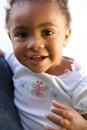 A Beautiful African American Baby smiling Royalty Free Stock Photo
