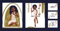 Beautiful African American card set.