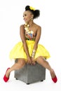 Beautiful African Model Royalty Free Stock Photo