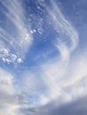 Whispy clouds Royalty Free Stock Photo