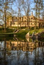 Beautiful afternoon light in park Royalty Free Stock Photo