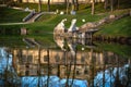 Beautiful afternoon light in park Royalty Free Stock Photo