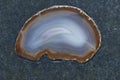 Refined Agate on stone surface Royalty Free Stock Photo