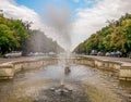 Beautiful aged fountains from bucharest