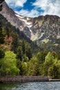 The beautiful Aiguestortes i Estany de Sant Maurici National Park of the Spanish Pyrenees mountain in Catalonia Royalty Free Stock Photo