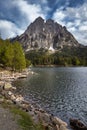 The beautiful AigÃÂ¼estortes i Estany de Sant Maurici National Park of the Spanish Pyrenees in Catalonia