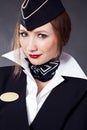 Beautiful airhostess