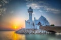 Beautiful Al Khobar Corniche Mosque Sunrise -Saudi Arabia