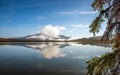 Beautiful Alaska Mountain Lake Landscape during Autumn Royalty Free Stock Photo