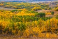 Beautiful Alberta, Canada, Prairie Landscape in Autumn Colors Royalty Free Stock Photo