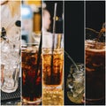 Alcohol Photo Collage Royalty Free Stock Photo