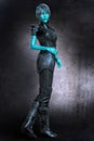 Beautiful Alien Woman Full Figure