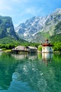 Alpine lake Koenigsee Royalty Free Stock Photo