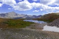 Beautiful Alpine landscape in Rocky Mountains, Colorado where many 13ers and 14ers are located Royalty Free Stock Photo