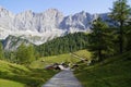 a beautiful alpine village in the Austrian Alps of the Dachstein region (Styria in Austria)