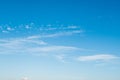 Cirrocumulus cloud on blue sky in morning Royalty Free Stock Photo