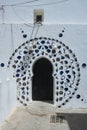 Amazing art work in front door in Asiah, Morocco. Royalty Free Stock Photo