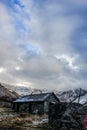 Beautiful and Amazing Snow-covered Mountain With Blue Sky