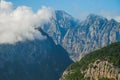 Beautiful amazing sunny aerial view of Turkish landscape Royalty Free Stock Photo