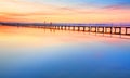 Beautiful amazing sunset at Long Jetty Australia