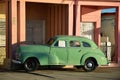 Beautiful American car on the street of Cienfuegos, Cuba Royalty Free Stock Photo