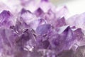 Beautiful Amethyst Crystals Close Up