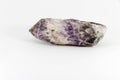 Beautiful amethyst on white background Royalty Free Stock Photo