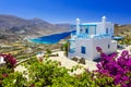 Beautiful Amorgos island, Cyclades,Greece. Royalty Free Stock Photo