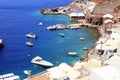 Beautiful Amoudi bay, Santorini island, Greece. Royalty Free Stock Photo