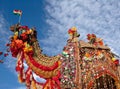 Beautiful amusing decorated Camel on Bikaner Camel Festival in Rajasthan, India Royalty Free Stock Photo