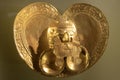 Beautiful ancestral golden pectoral piece