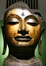 Beautiful Ancient Buddha Head in Bangkok, Thailand Royalty Free Stock Photo