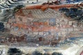 Ancient Buddhist Ayutthaya Style Ceiling Mural Paintings at Kyauk Taw Gyi Temple