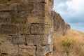 View of Yeni-Kale fortress on shore of Kerch Strait in Crimea Royalty Free Stock Photo