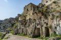 Beautiful ancient ghost town of Matera Sassi di Matera in beau