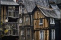 Beautiful ancient houses in Dinan, France