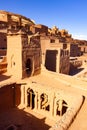 Beautiful ancient old city Ait Benhaddou near Ouarzazate, Atlas, Morocco Royalty Free Stock Photo