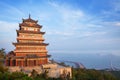 Beautiful ancient temple on the seaside, China