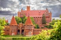 Malbork Castle, capital of the Teutonic Order in Poland Royalty Free Stock Photo
