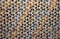 Beautiful tile detail from Alhambra Palace, Spain