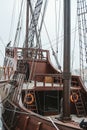 Beautiful ancient wooden Galleon ship in Portugal