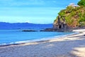 beautiful andilana beach seaweed in indian ocean madagascar