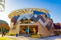 The beautiful Angola pavilion at the Expo 2020 Dubai UAE Royalty Free Stock Photo