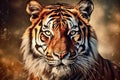 Beautiful animal style art pieces Striking Tiger Portrait