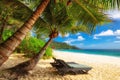 Beautiful Anse Intendance beach at Mahe Island, Seychelles Royalty Free Stock Photo